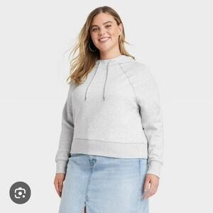 Universal Thread Women's Hoodie Sweatshirt, Light Gray